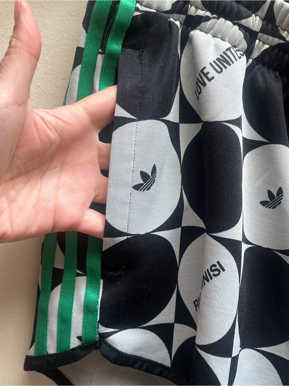 Adidas x Rich Mnisi Pride RM Geometric Pattern Athletic Shorts M - Picture 7 of 10